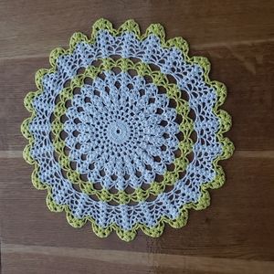 Handmade doili table decor 7